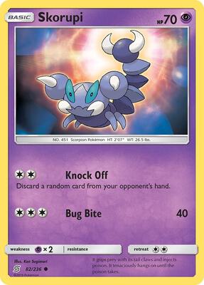 Skorupi card from SM - Unified Minds
