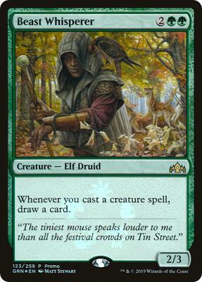 Beast Whisperer card from Media Promos