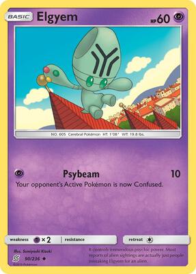 Elgyem card from SM - Unified Minds