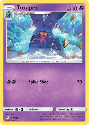 Toxapex card from SM - Unified Minds