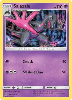Salazzle (99) card from SM - Unified Minds