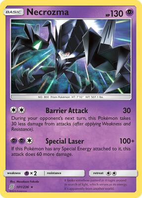 Necrozma card from SM - Unified Minds