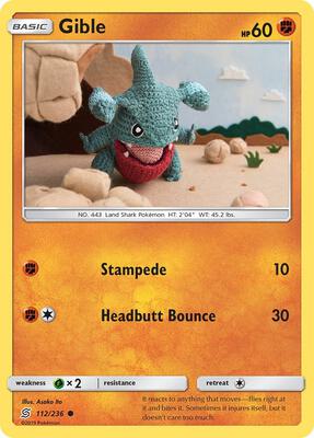 Gible card from SM - Unified Minds