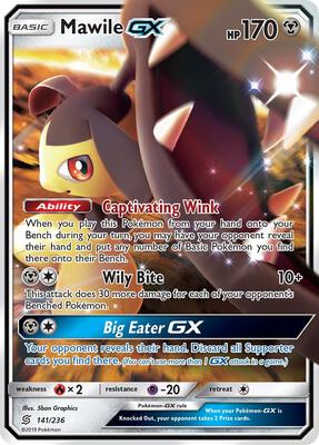 Mawile GX card from SM - Unified Minds