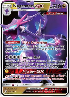 Naganadel GX card from SM - Unified Minds