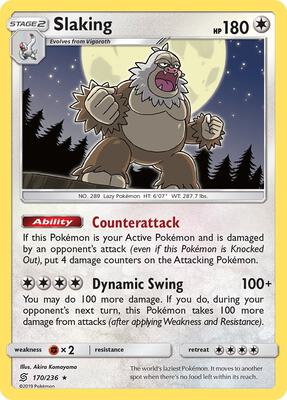 Slaking card from SM - Unified Minds