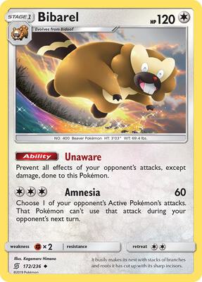 Bibarel card from SM - Unified Minds