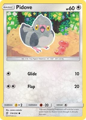 Pidove card from SM - Unified Minds