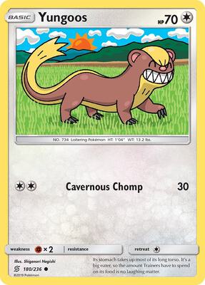 Yungoos card from SM - Unified Minds