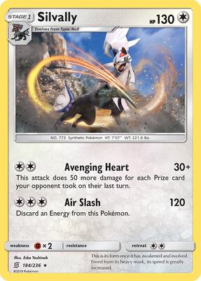 Silvally card from SM - Unified Minds