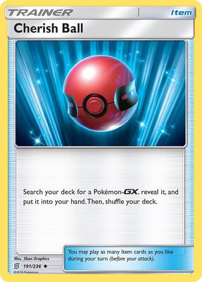 Cherish Ball card from SM - Unified Minds