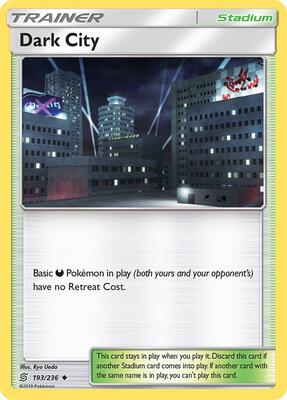 Dark City card from SM - Unified Minds