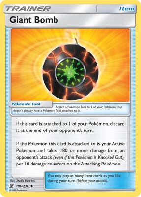Giant Bomb card from SM - Unified Minds