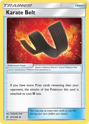 Karate Belt card from SM - Unified Minds