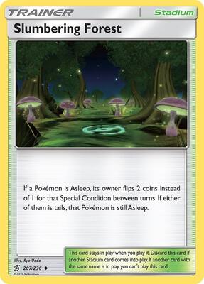Slumbering Forest card from SM - Unified Minds