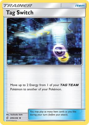 Tag Switch card from SM - Unified Minds