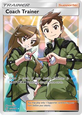 Coach Trainer (Full Art) card from SM - Unified Minds