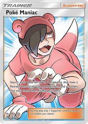Poke Maniac (Full Art) card from SM - Unified Minds