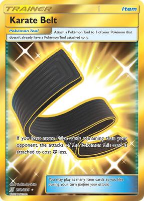 Karate Belt (Secret) card from SM - Unified Minds