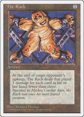 The Rack card from Fourth Edition