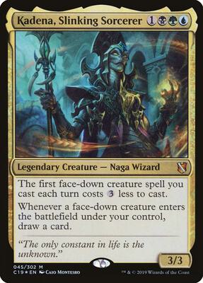 Kadena, Slinking Sorcerer card from Commander 2019