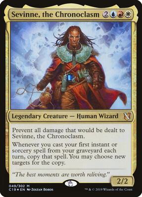Sevinne, the Chronoclasm card from Commander 2019