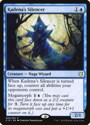 Kadena's Silencer card from Commander 2019