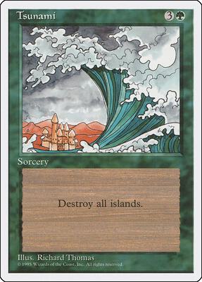 Tsunami card from Fourth Edition