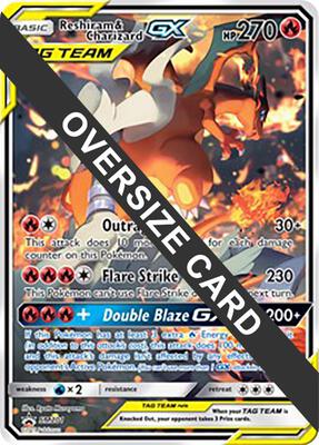 Reshiram & Charizard GX - SM201 card from Jumbo Cards
