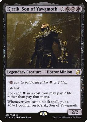 K'rrik, Son of Yawgmoth card from Commander 2019