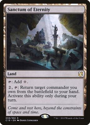 Sanctum of Eternity card from Commander 2019