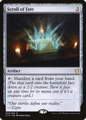 Scroll of Fate card from Commander 2019