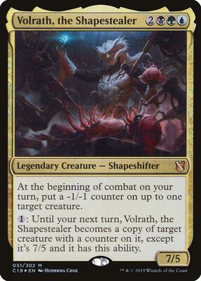 Volrath, the Shapestealer card from Commander 2019