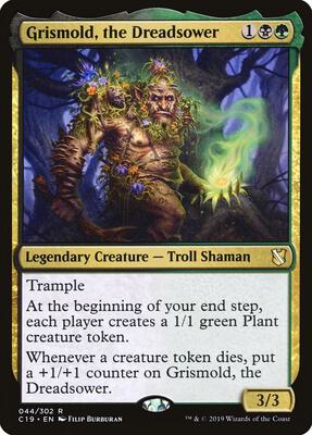 Grismold, the Dreadsower card from Commander 2019
