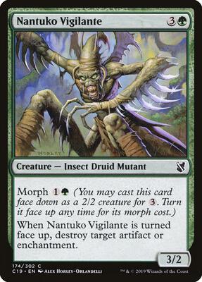 Nantuko Vigilante card from Commander 2019