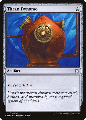 Thran Dynamo card from Commander 2019