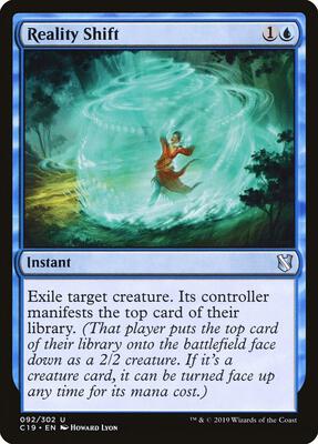 Reality Shift card from Commander 2019