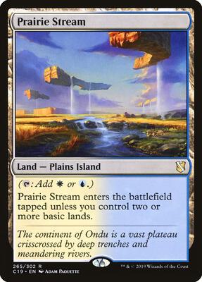 Prairie Stream card from Commander 2019