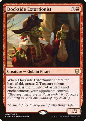 Dockside Extortionist card from Commander 2019