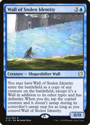 Wall of Stolen Identity card from Commander 2019