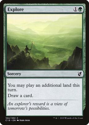 Explore card from Commander 2019