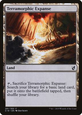 Terramorphic Expanse card from Commander 2019