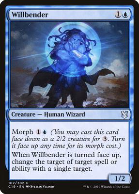 Willbender card from Commander 2019