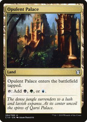 Opulent Palace card from Commander 2019