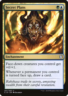 Secret Plans card from Commander 2019