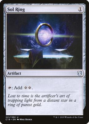 Sol Ring card from Commander 2019