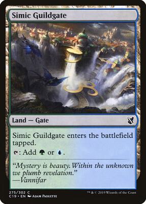 Simic Guildgate card from Commander 2019