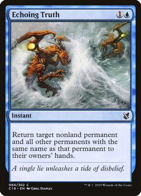 Echoing Truth card from Commander 2019