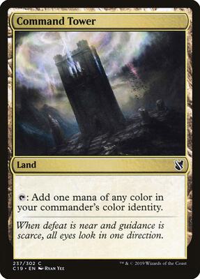Command Tower card from Commander 2019