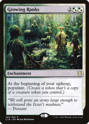 Growing Ranks card from Commander 2019